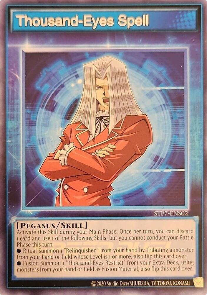 Thousand-Eyes Spell STP7-ENS02 card from Speed Duel: Tournament Pack 7