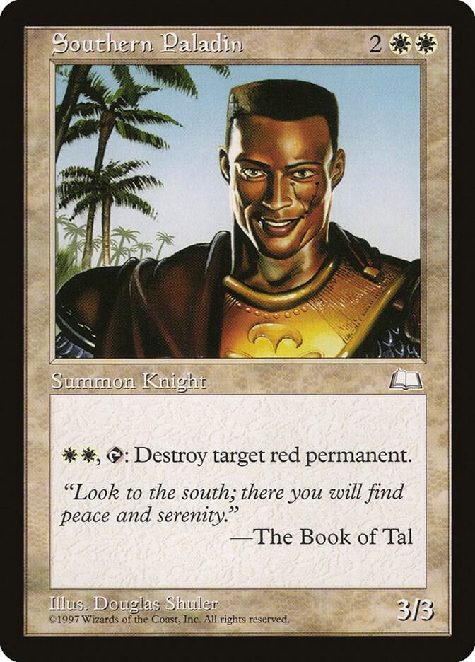 Southern Paladin card from Weatherlight