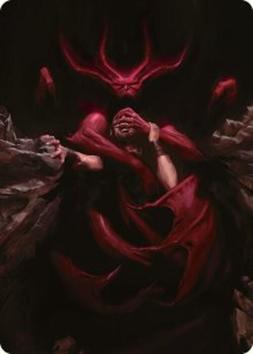 Infernal Grasp Art Card 10 card from Art Series: Innistrad Remastered