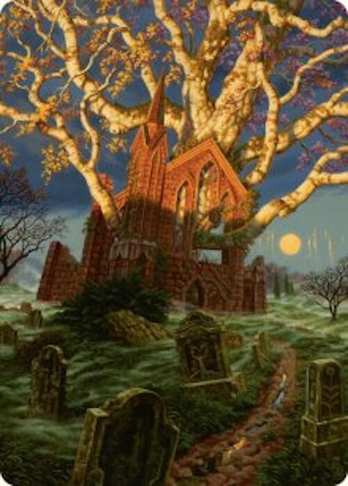 Abundant Growth Art Card 13 card from Art Series: Innistrad Remastered