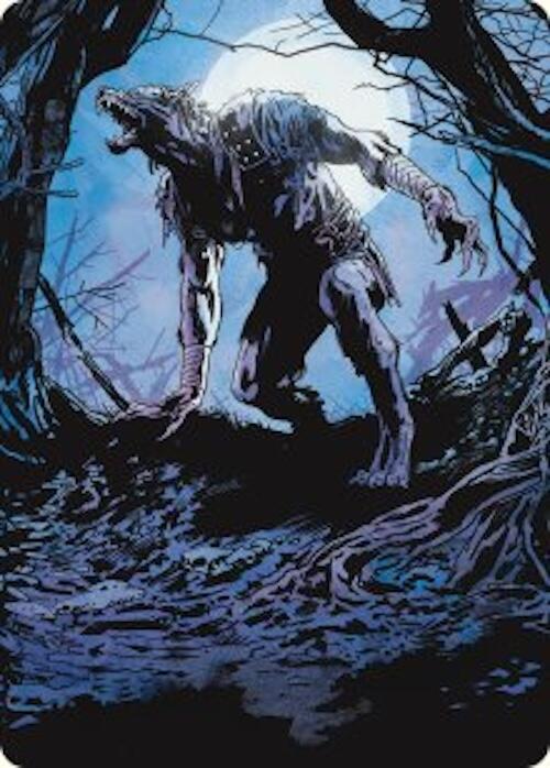 Krallenhorde Howler Art Card 19 card from Art Series: Innistrad Remastered