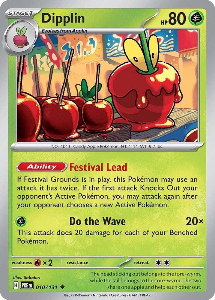 Dipplin 010/131 card from SV: Prismatic Evolutions