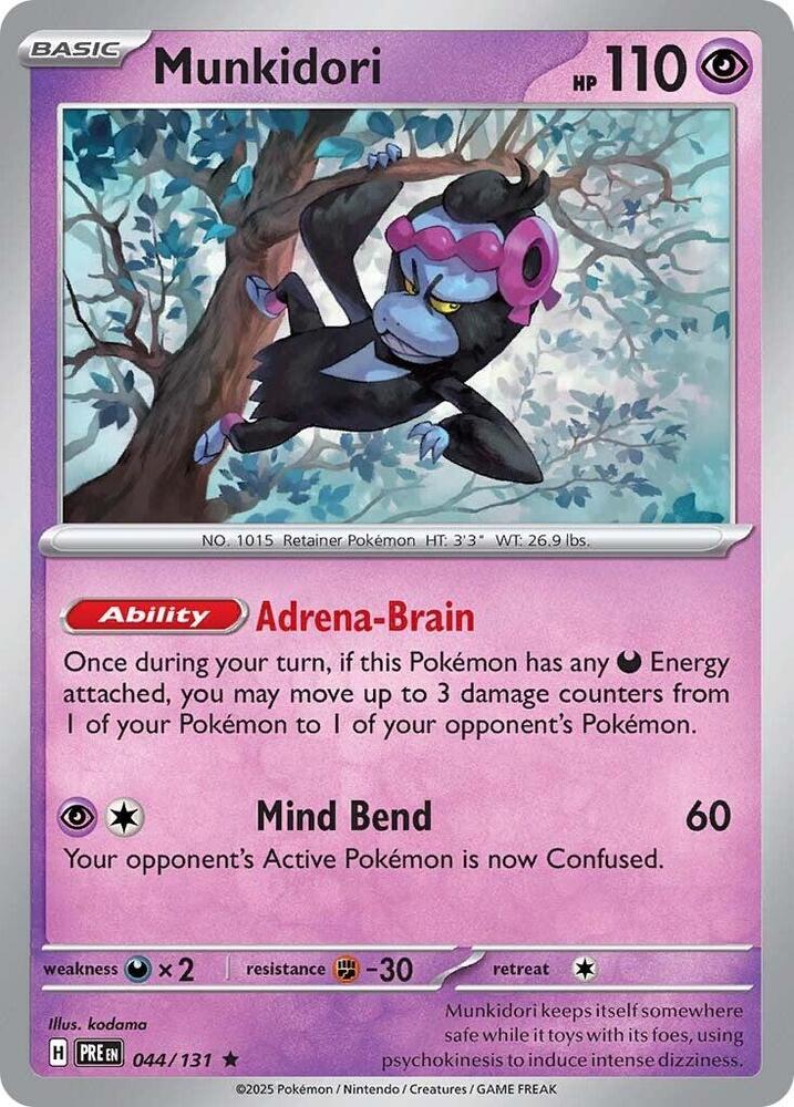 Munkidori 044/131 card from SV: Prismatic Evolutions
