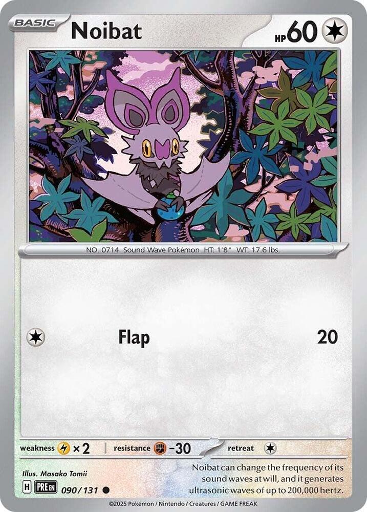 Noibat 090/131 card from SV: Prismatic Evolutions