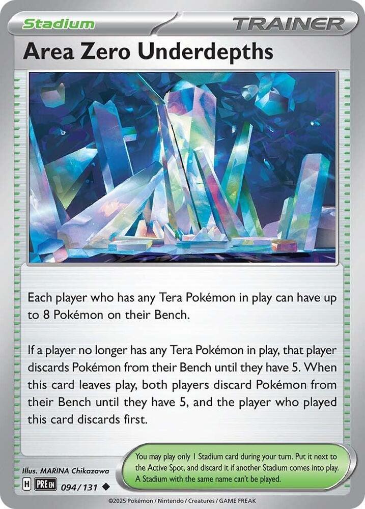 Area Zero Underdepths 094/131 card from SV: Prismatic Evolutions