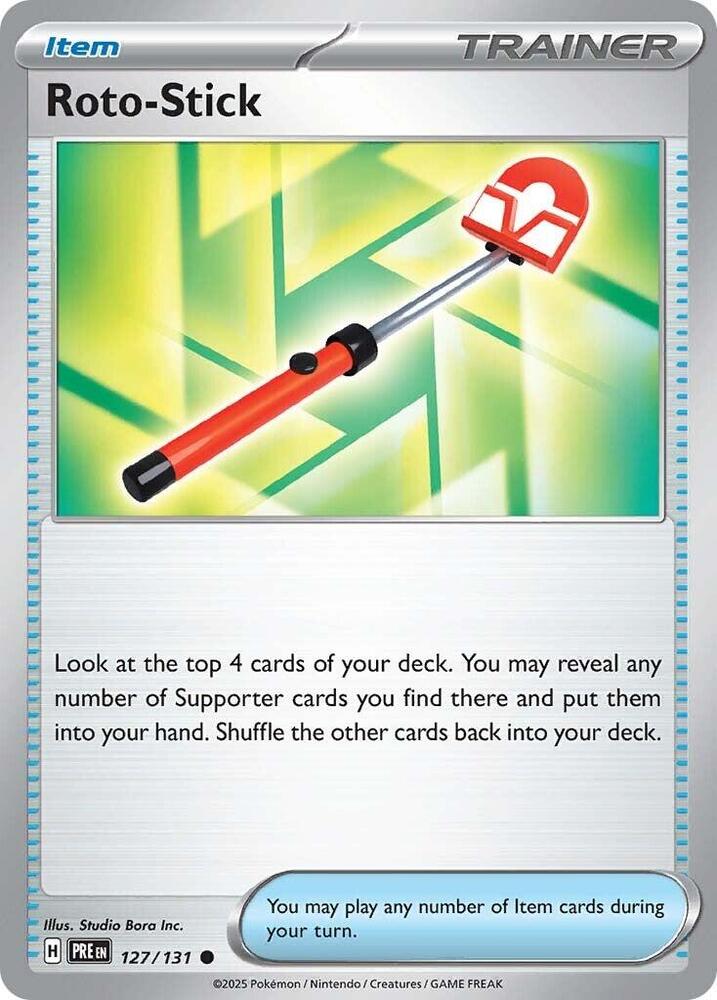 Roto-Stick 127/131 card from SV: Prismatic Evolutions