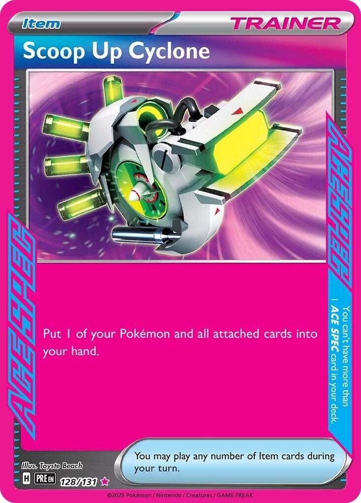 Scoop Up Cyclone 128/131 card from SV: Prismatic Evolutions