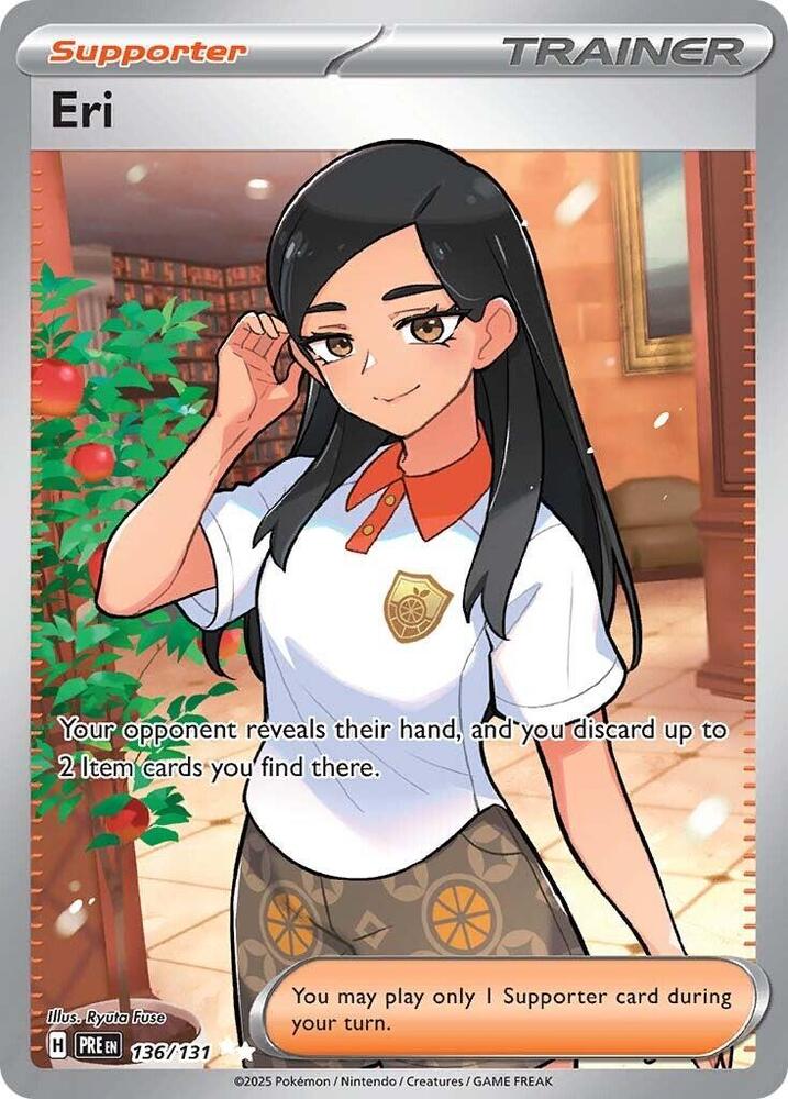 Eri 136/131 card from SV: Prismatic Evolutions