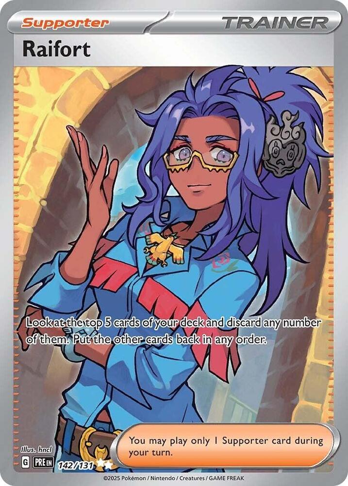 Raifort 142/131 card from SV: Prismatic Evolutions
