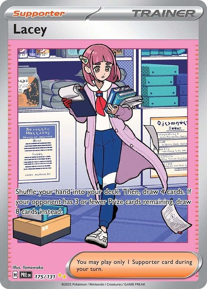 Lacey 175/131 card from SV: Prismatic Evolutions