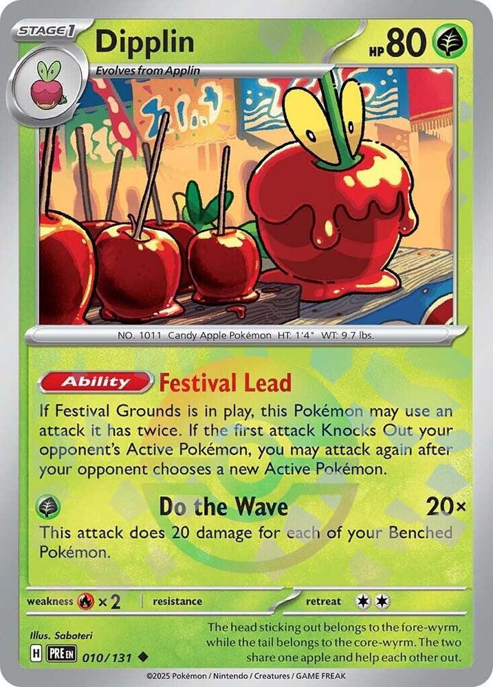 Dipplin (Poke Ball Pattern) 010/131 card from SV: Prismatic Evolutions