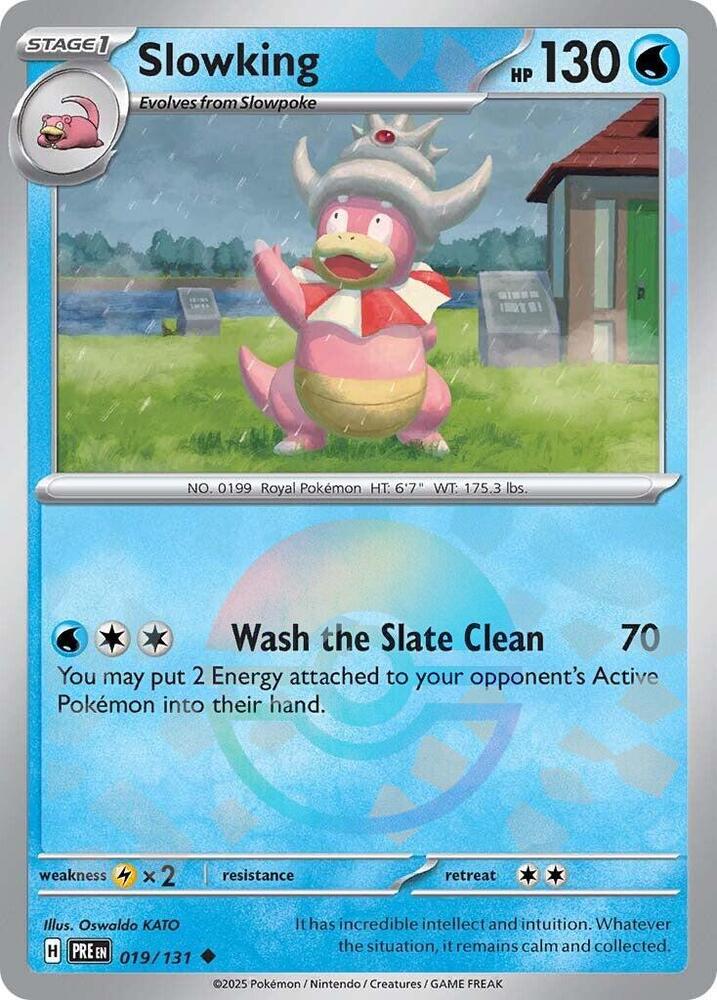 Slowking (Poke Ball Pattern) 019/131 card from SV: Prismatic Evolutions