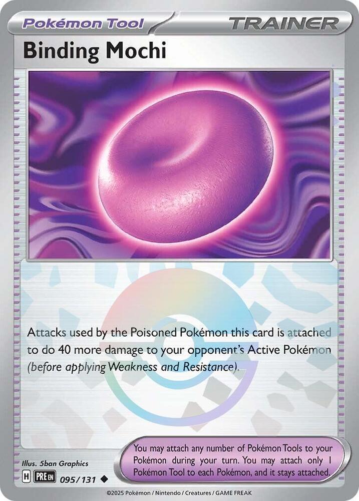 Binding Mochi (Poke Ball Pattern) 095/131 card from SV: Prismatic Evolutions