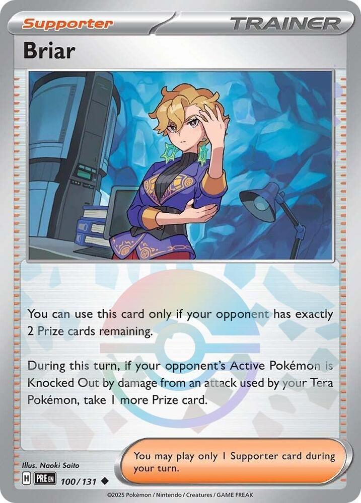 Briar (Poke Ball Pattern) 100/131 card from SV: Prismatic Evolutions