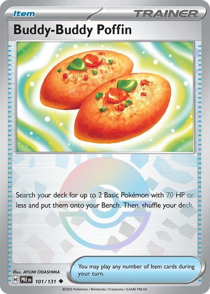 Buddy-Buddy Poffin (Poke Ball Pattern) 101/131 card from SV: Prismatic Evolutions