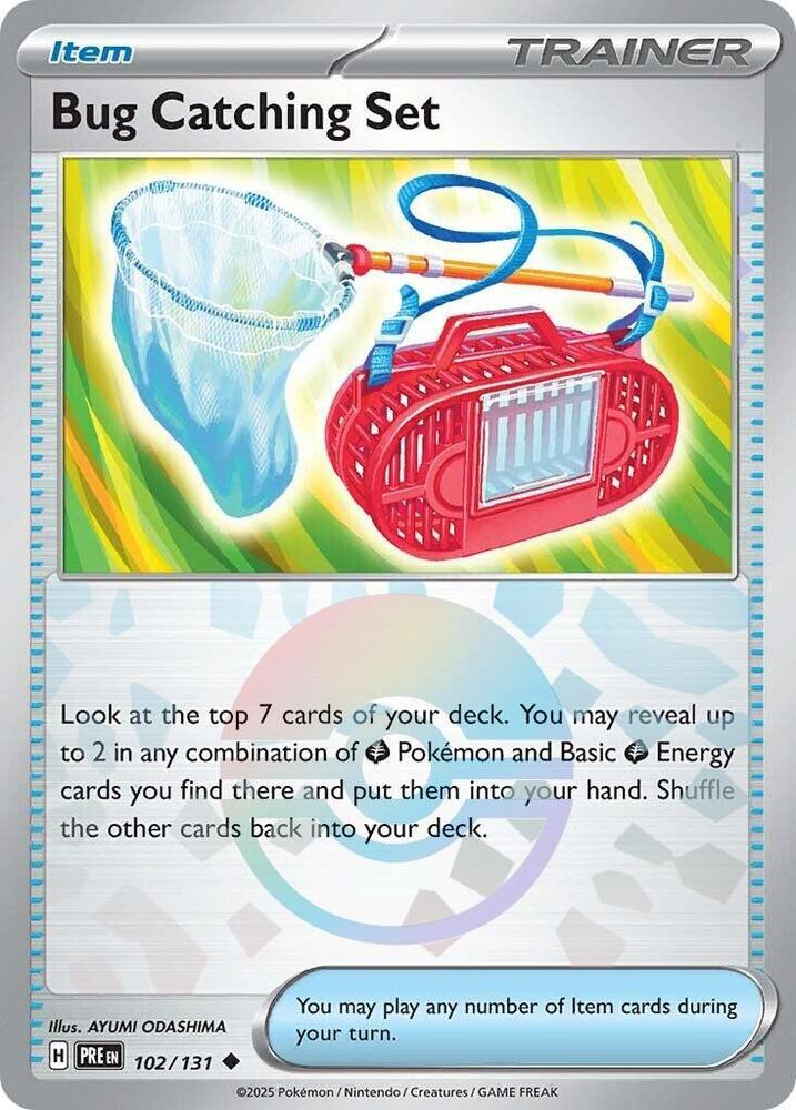 Bug Catching Set (Poke Ball Pattern) 102/131 card from SV: Prismatic Evolutions