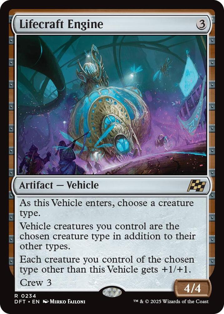 Lifecraft Engine 234 card from Aetherdrift