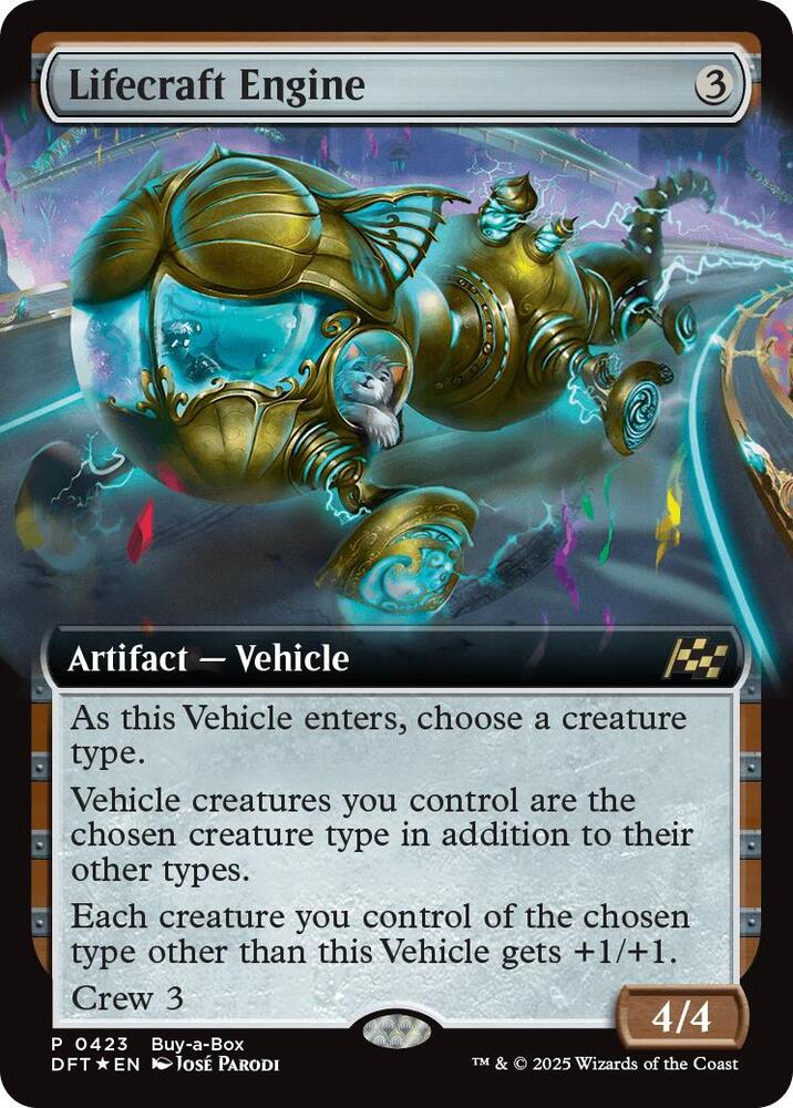 Lifecraft Engine (Extended Art) 423 card from Buy-A-Box Promos