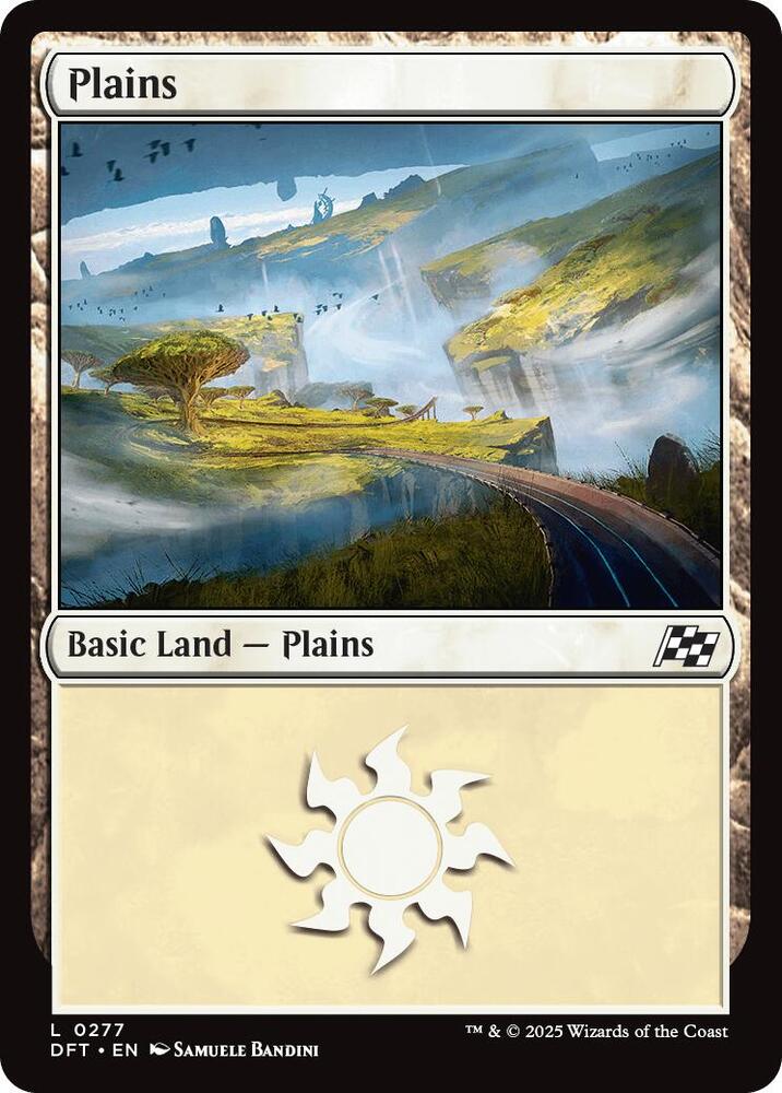 Plains 277 card from Aetherdrift