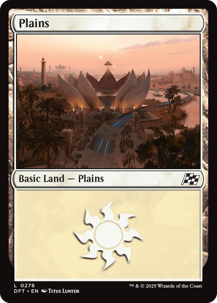 Plains 278 card from Aetherdrift