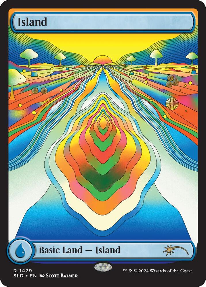 Island 1479 card from Secret Lair Drop Series