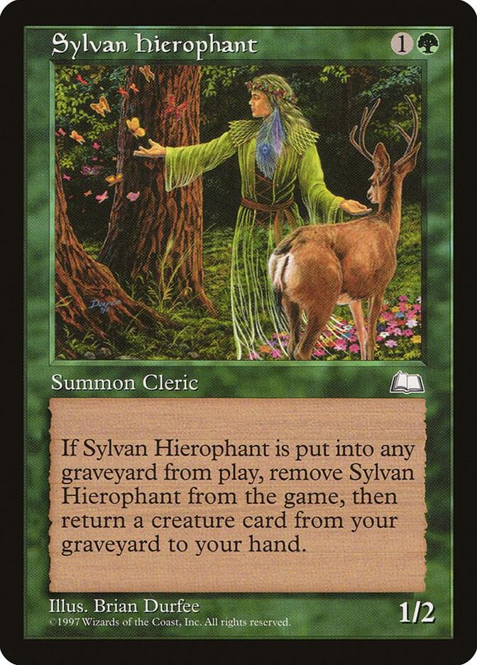 Sylvan Hierophant card from Weatherlight