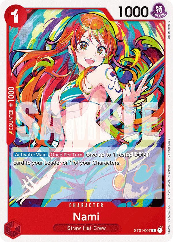 Nami (2025 New Year Event) ST01-007 card from One Piece Promotion Cards