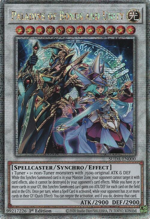 Paladins of Bonds and Unity SUDA-EN000 card from Supreme Darkness