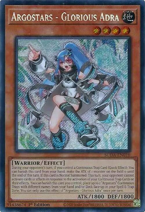 Argostars - Glorious Adra SUDA-EN010 card from Supreme Darkness