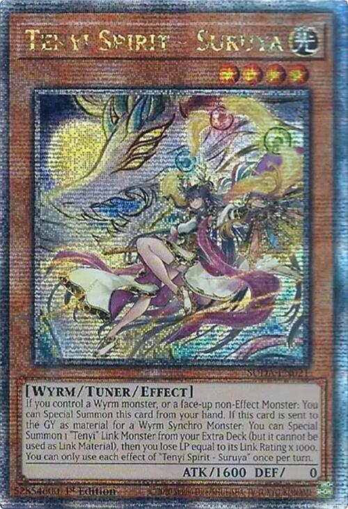 Tenyi Spirit - Suruya (Quarter Century Secret Rare) SUDA-EN021 card from Supreme Darkness