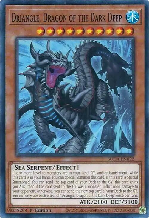 Driangle, Dragon of the Dark Deep SUDA-EN022 card from Supreme Darkness