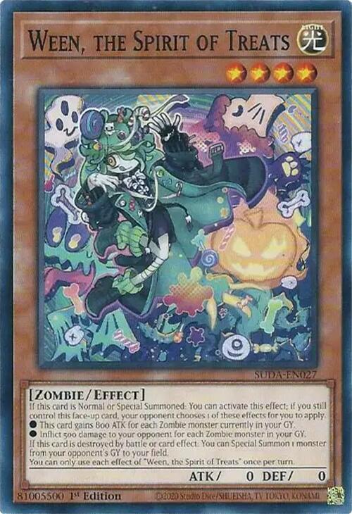 Ween, the Spirit of Treats SUDA-EN027 card from Supreme Darkness