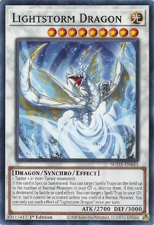 Lightstorm Dragon SUDA-EN043 card from Supreme Darkness
