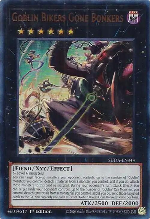 Goblin Bikers Gone Bonkers SUDA-EN044 card from Supreme Darkness
