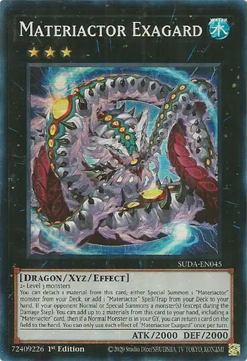 Materiactor Exagard SUDA-EN045 card from Supreme Darkness