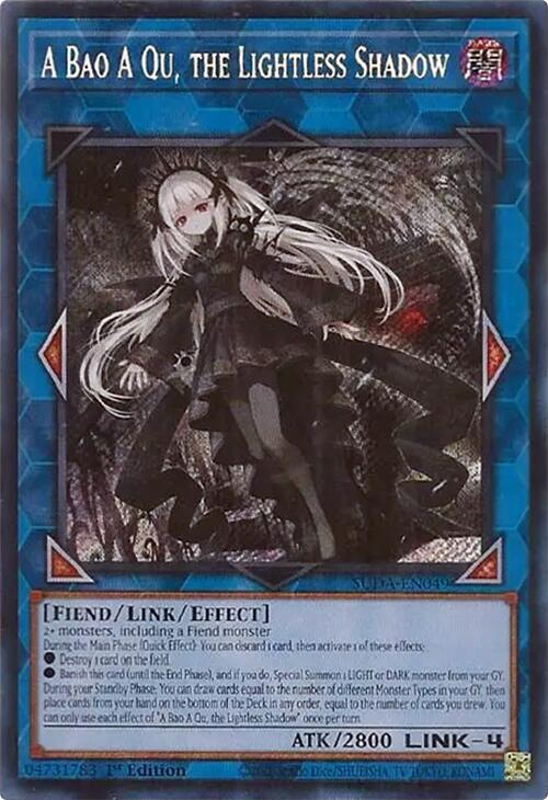 A Bao A Qu, the Lightless Shadow SUDA-EN049 card from Supreme Darkness