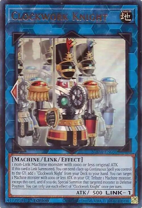 Clockwork Knight SUDA-EN050 card from Supreme Darkness