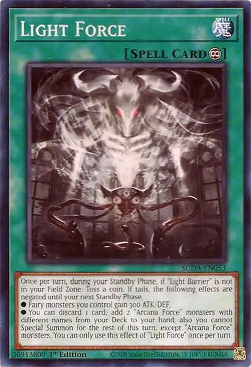 Light Force SUDA-EN053 card from Supreme Darkness