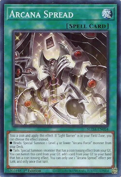 Arcana Spread SUDA-EN054 card from Supreme Darkness