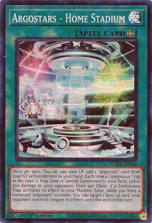 Argostars - Home Stadium SUDA-EN058 card from Supreme Darkness