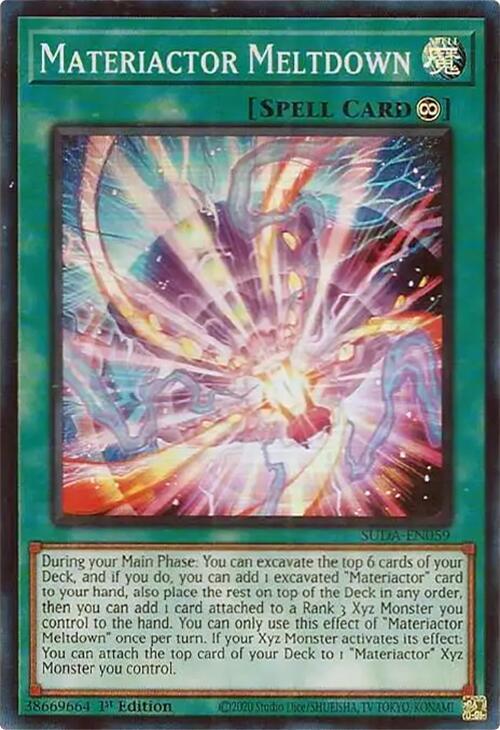 Materiactor Meltdown SUDA-EN059 card from Supreme Darkness