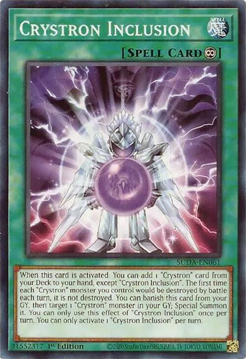 Crystron Inclusion SUDA-EN061 card from Supreme Darkness