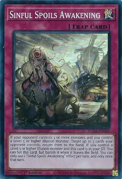 Sinful Spoils Awakening SUDA-EN069 card from Supreme Darkness