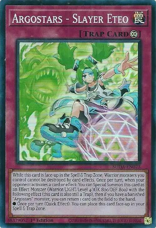 Argostars - Slayer Eteo SUDA-EN073 card from Supreme Darkness