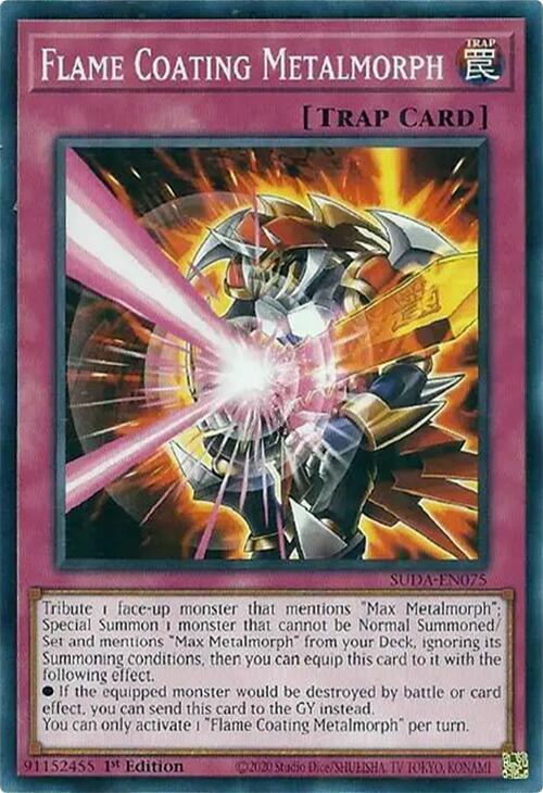 Flame Coating Metalmorph SUDA-EN075 card from Supreme Darkness
