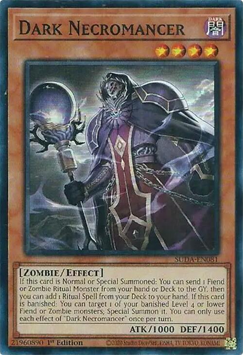 Dark Necromancer SUDA-EN081 card from Supreme Darkness