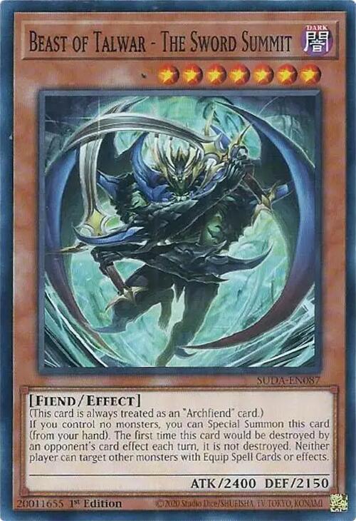 Beast of Talwar - The Sword Summit SUDA-EN087 card from Supreme Darkness