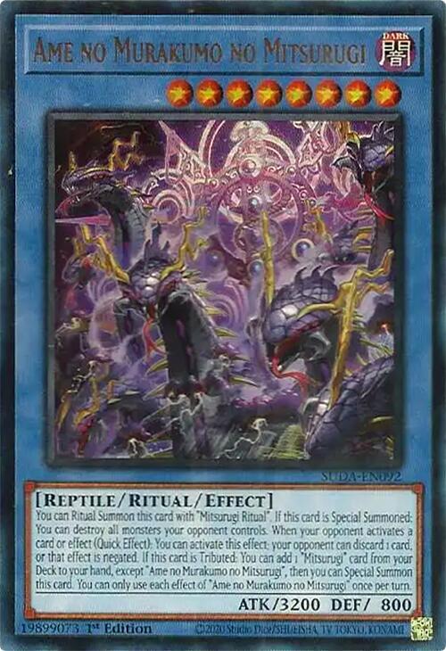 Ame no Murakumo no Mitsurugi SUDA-EN092 card from Supreme Darkness
