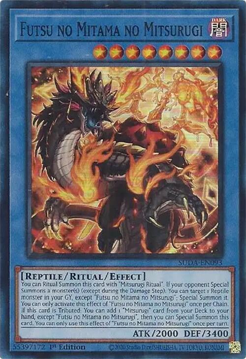 Futsu no Mitama no Mitsurugi SUDA-EN093 card from Supreme Darkness