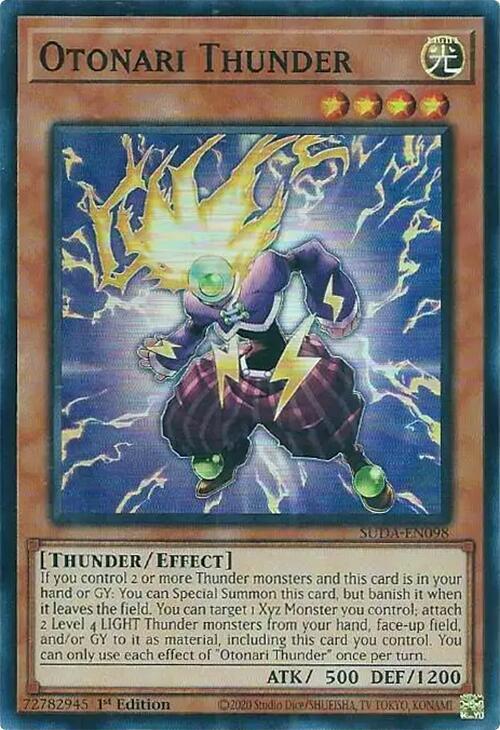 Otonari Thunder SUDA-EN098 card from Supreme Darkness